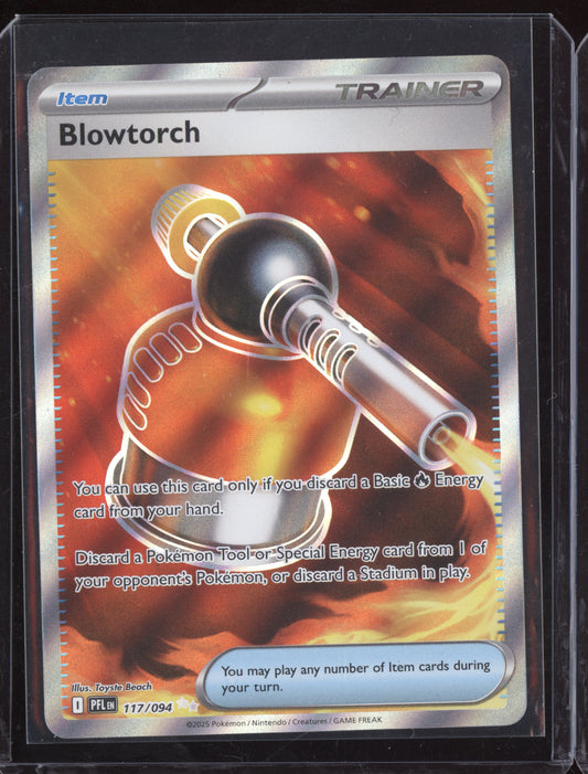 Blowtorch 2025 Pokemon Phantasmal Flames Ultra Rare 117/094