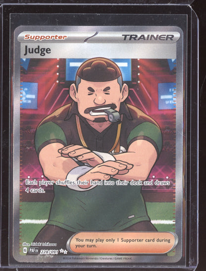 Judge 2024 Pokemon Paldean Fates Ultra Rare 228/091
