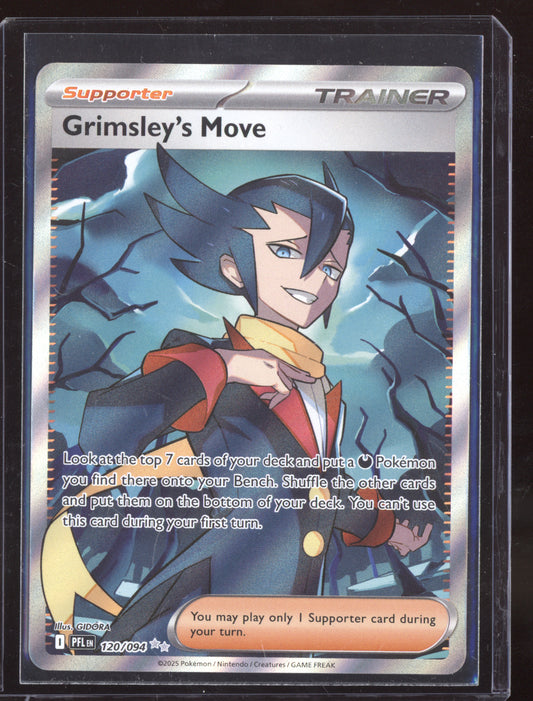 Grimsley's Move 2025 Pokemon Phantasmal Flames Ultra Rare 120/094