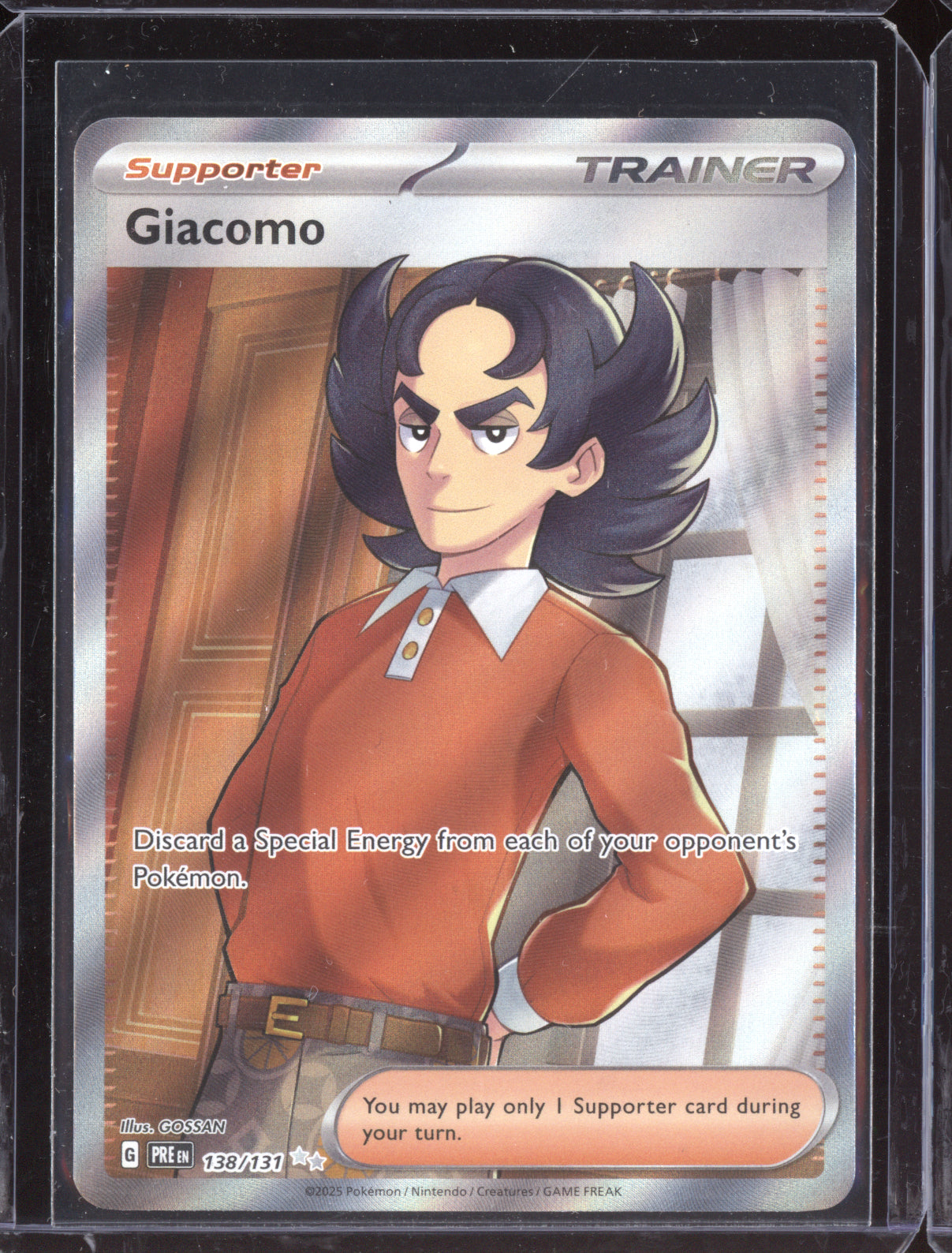 Giacomo 2025 Pokemon Prismatic Evolutions Ultra Rare 138/131