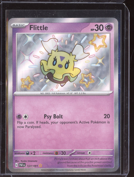 Flittle 2024 Pokemon Paldean Fates Shiny Rare 164/091