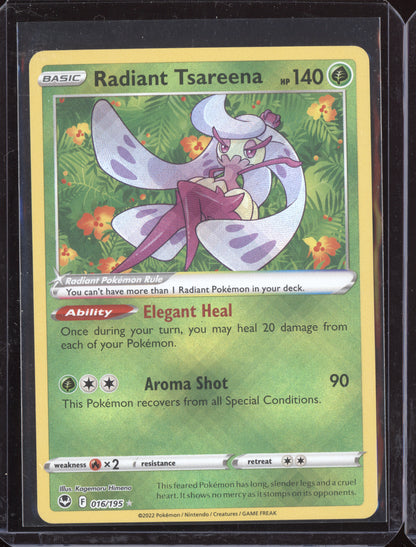 Radiant Tsareena 2022 Pokemon Silver Tempest Radiant Rare 016/195