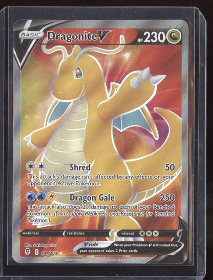 Dragonite V 2021 Pokemon Evolving Skies Ultra Rare 191/203
