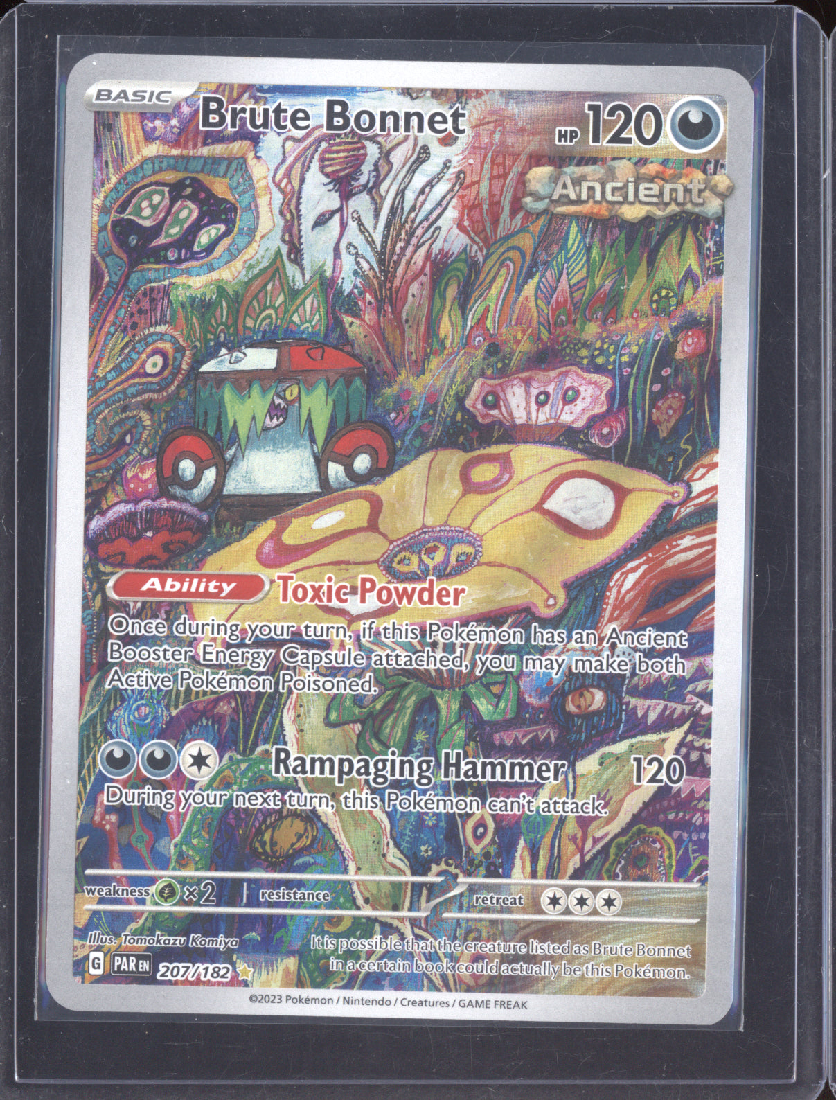 Brute Bonnet 2023 Pokemon Paradox Rift Illustration Rare 207/182