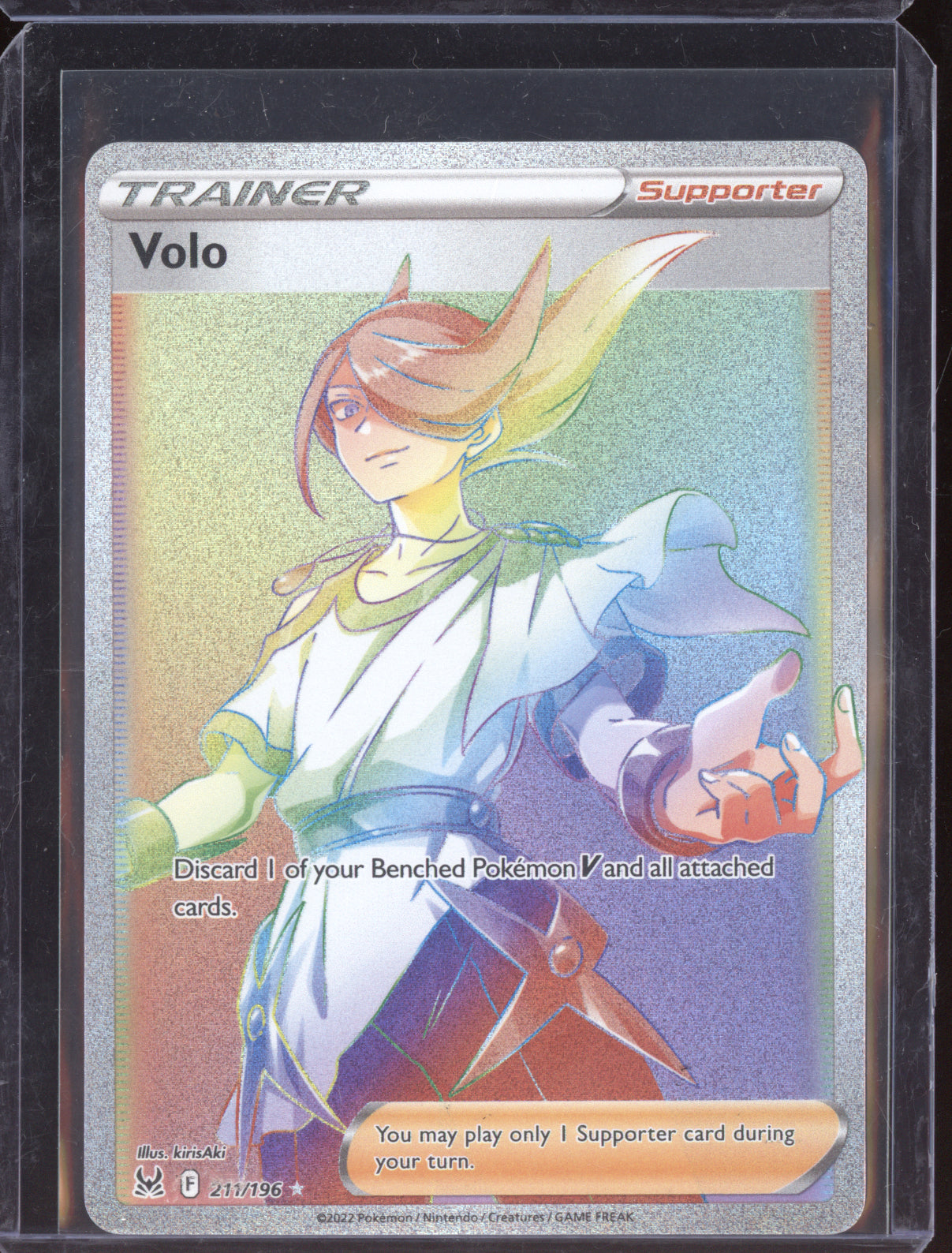 Volo 2022 Pokemon Lost Origin Rainbow Rare 211/196