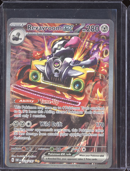 Revavroom ex 2023 Pokemon Obsidian Flames Special Illustration Rare 224/197