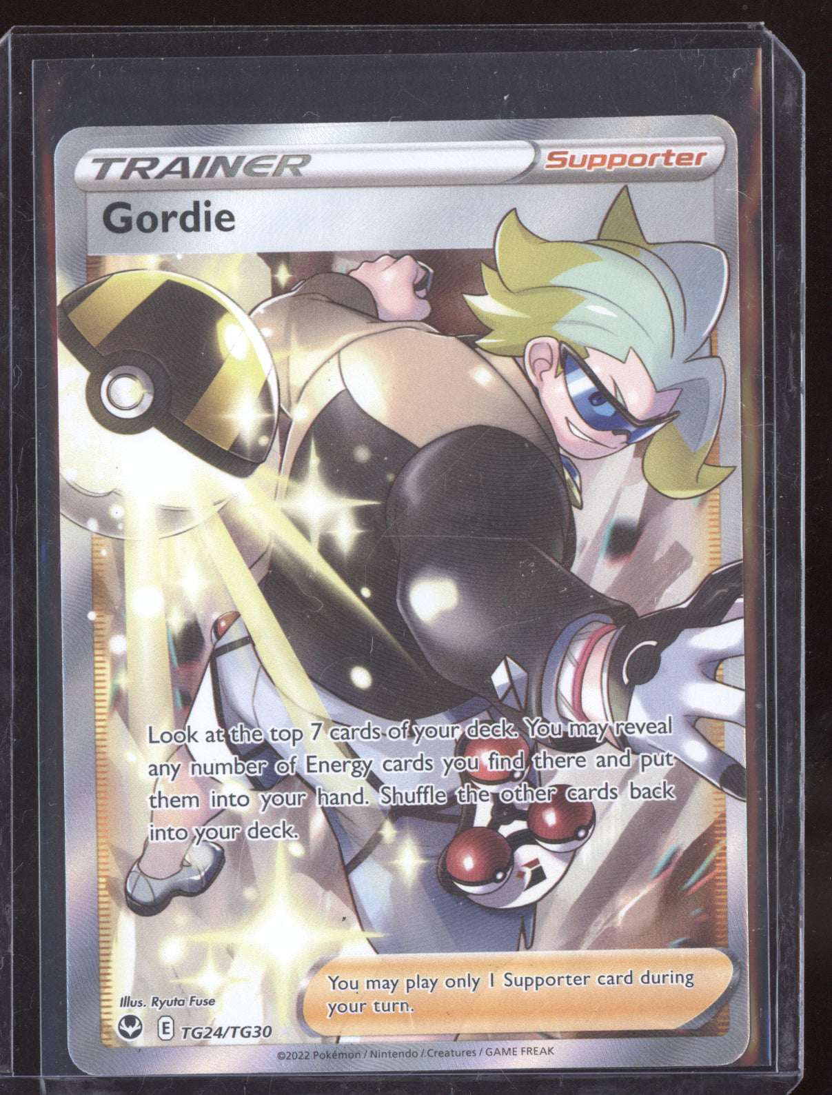Gordie 2022 Pokemon Silver Tempest Trainer Gallery Ultra Rare TG24/TG30