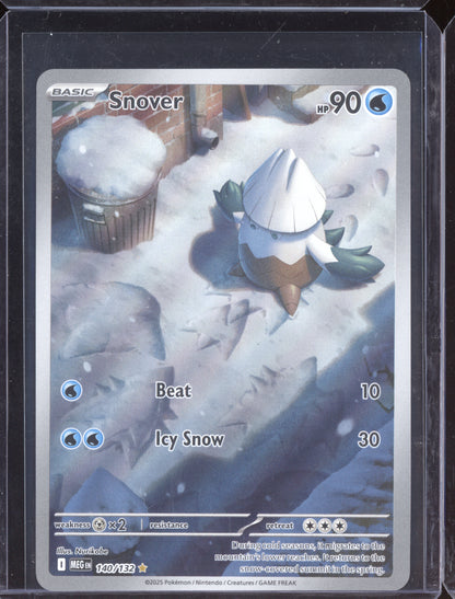 Snover 2025 Pokemon Mega Evolution Shiny Rare 140/132