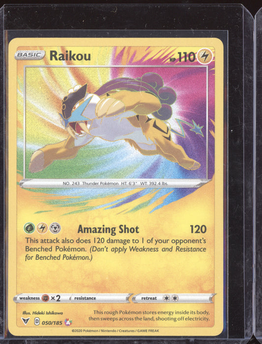 Raikou 2020 Pokemon Vivid Voltage Amazing Rare 050/185