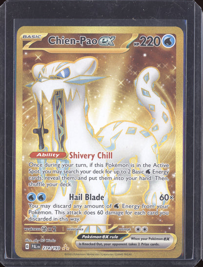 Chien-Pao ex 2023 Pokemon Paldea Evolved Hyper Rare 274/193