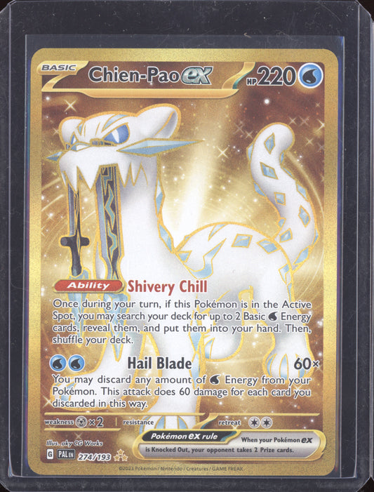 Chien-Pao ex 2023 Pokemon Paldea Evolved Hyper Rare 274/193