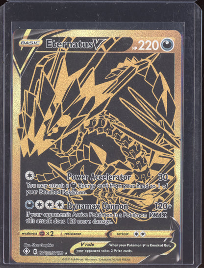 Eternatus V 2021 Pokemon Shining Fates Rare Secret SV121/SV122