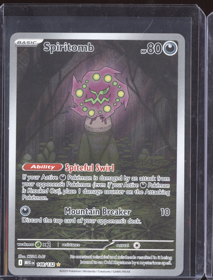 Spiritomb 2025 Pokemon Mega Evolution Shiny Rare 148/132