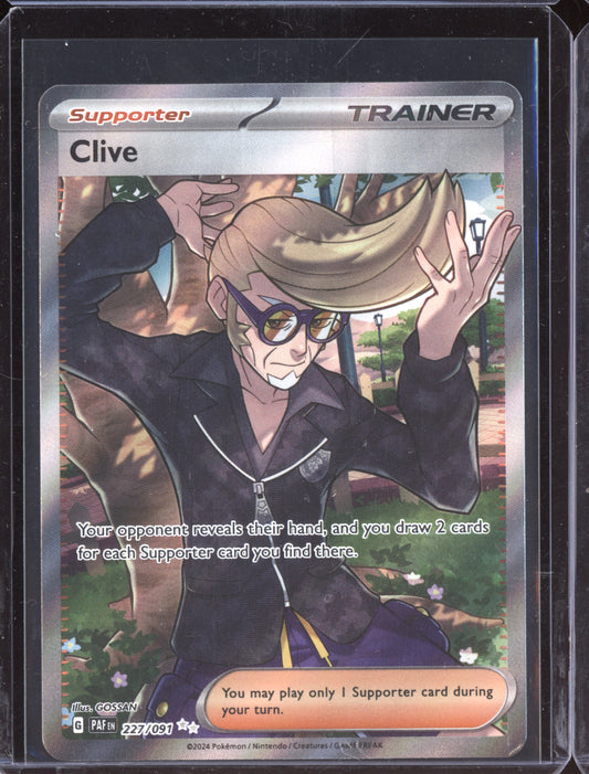 Clive 2024 Pokemon Paldean Fates Ultra Rare 227/091