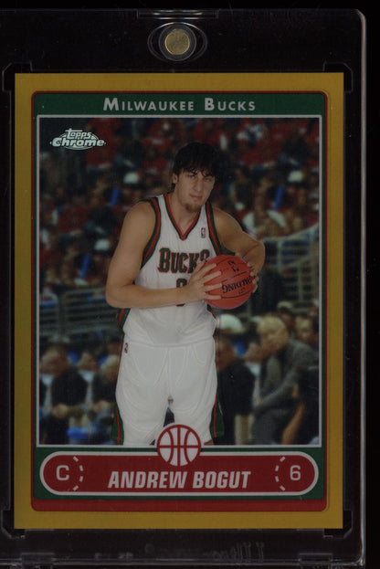 Andrew Bogut 2006-07 Topps Chrome Gold Refractor 16/25