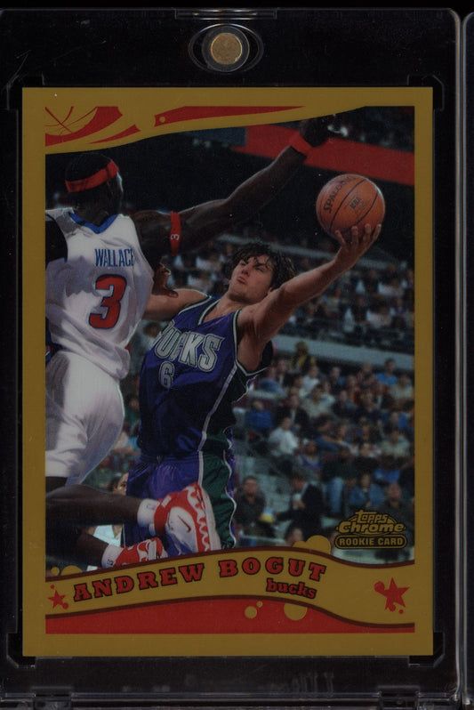 Andrew Bogut 2005-06 Topps Chrome Gold Refractor RC 32/99