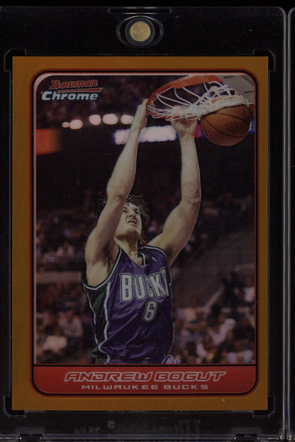 Andrew Bogut 2006-07 Bowman Chrome Gold Refractor 39/50
