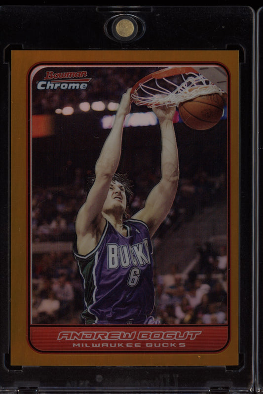 Andrew Bogut 2006-07 Bowman Chrome Gold Refractor 39/50