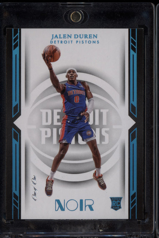 Jalen Duren 2022-23 Panini Noir Platinum Icon Edition RC 1/1