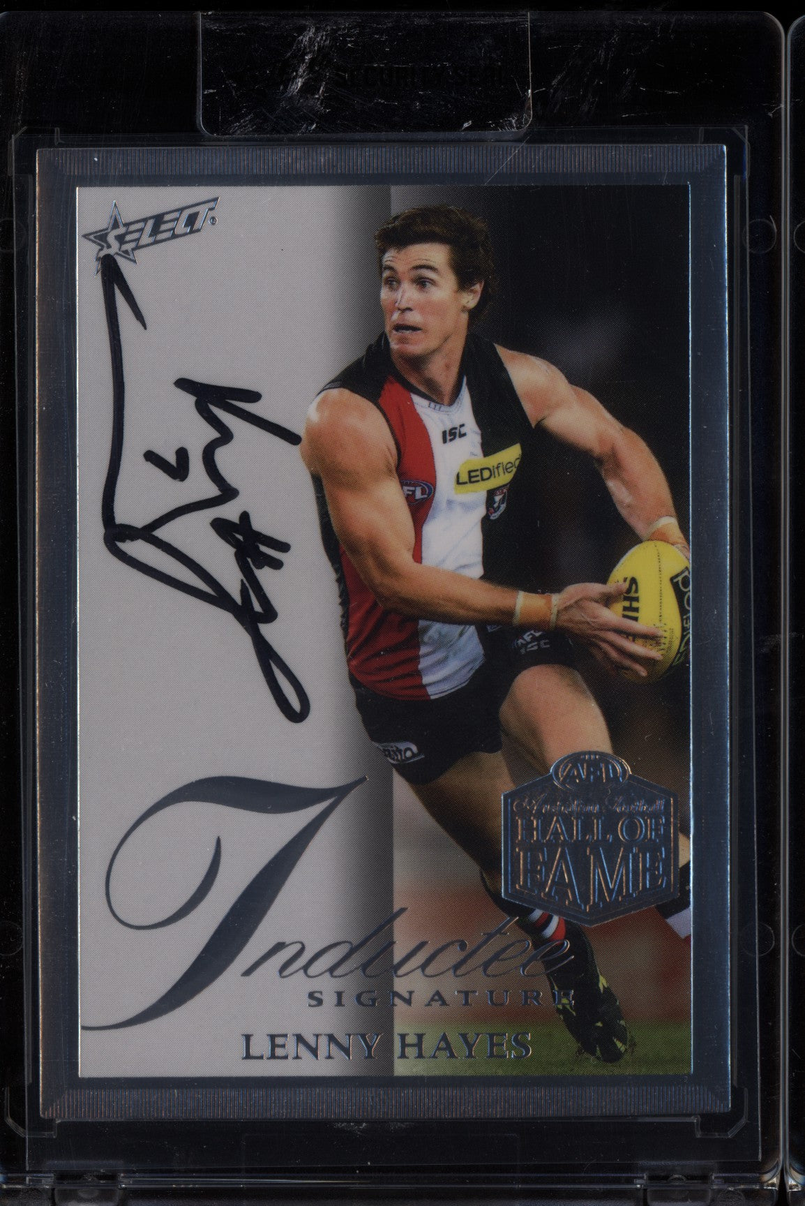 Lenny Hayes 2024 Select Legacy Ultimate Hall of Fame Inductee Signature 61/110