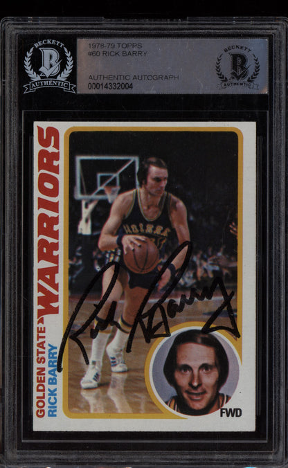 Rick Barry 1978-79 Topps  Auto 1/1250 BGS Authentic