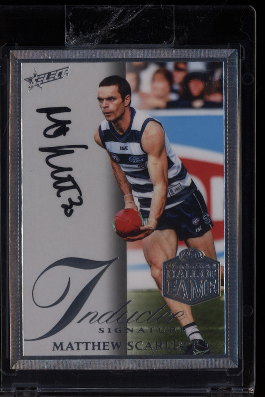 Matthew Scarlett 2024 Select Legacy Hall of Fame Inductee Signature 50/110