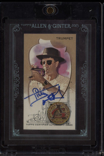 Timmy Trumpet 2023 Topps Allen & Ginter Framed Mini Auto Black 6/25