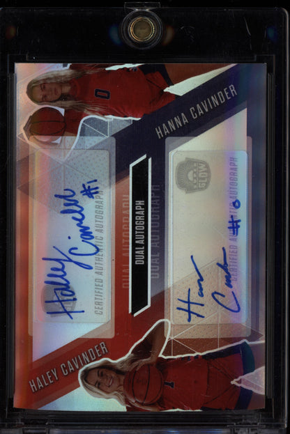 Haley Cavinder Hanna Cavinder 2021 Super Glow  Dual Auto RC 4/25