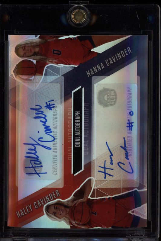 Haley Cavinder Hanna Cavinder 2021 Super Glow  Dual Auto RC 4/25