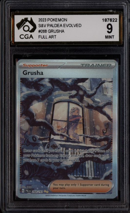 Grusha 2023 Pokemon Paldea Evolved Special Illustration Rare 268/193 CGA 9