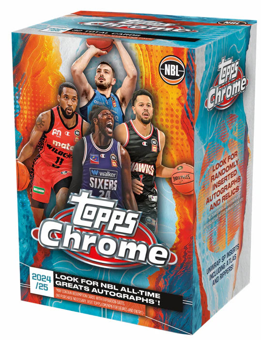 2024-25 Topps Chrome NBL Basketball Value Box