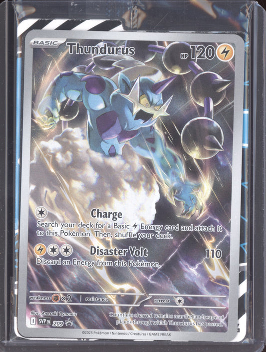 Thundurus 2025 Pokemon Black Bolt SVP 209 Promo