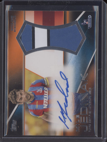 Mile Jedinak 2014 Topps Premier Gold Premier Jumbo Auto Relic 02/11