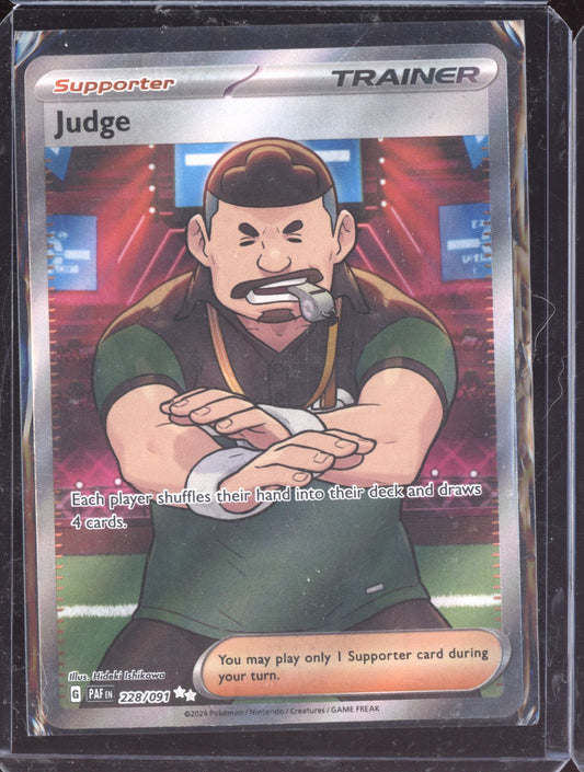 Judge 2024 Pokemon Paldean Fates Ultra Rare 228/091