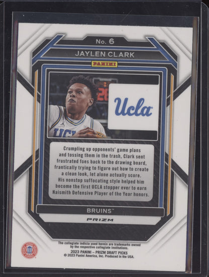 Jaylen Clark 2023-24 Panini Prizm Draft Purple Wave RC