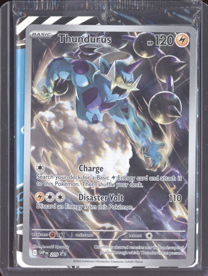 Thundurus 2025 Pokemon Black Bolt SVP 209 Promo