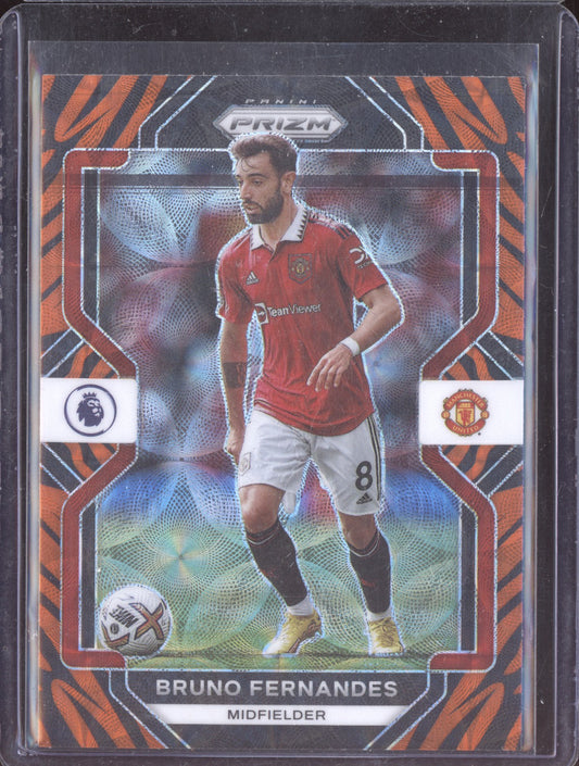 Bruno Fernandes 2022-23 Panini Prizm Premier League Tiger Choice