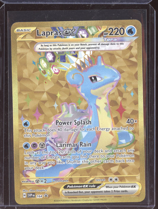 Lapras ex 2024 Pokemon Stellar Crown Promo 164