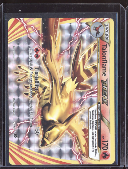 2016 Pokemon XY Talonflame Break Steam Siege 21 /114