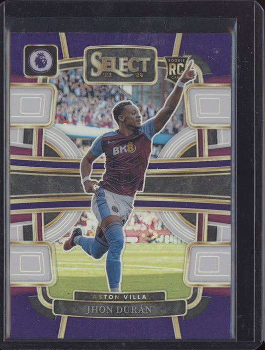 Jhon Duran 2023-24 Panini Select Premier League Multi-Color RC