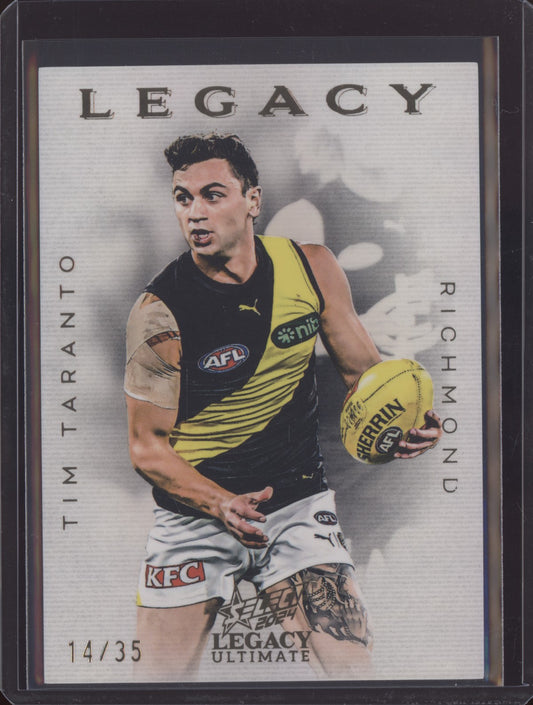 Tim Taranto 2024 Select Legacy Ultimate Legacy Jumper Number 14/35