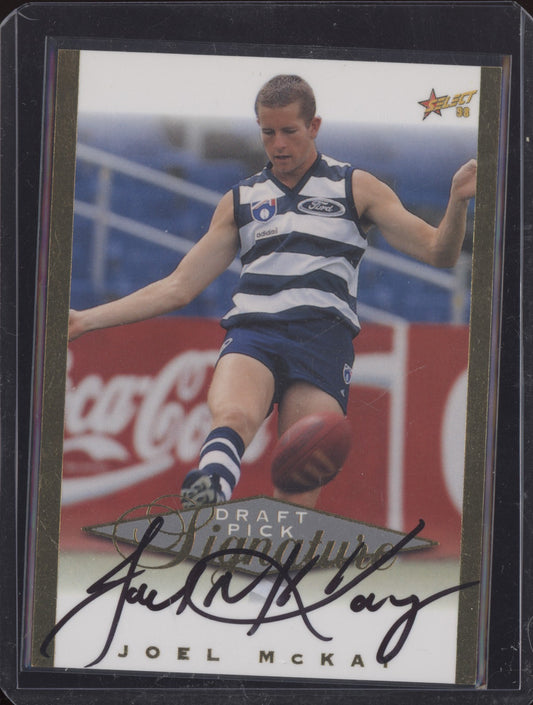 Joel Mckay 1998 Select  Draft Pick Signature