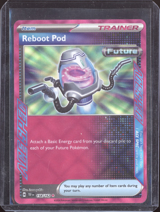 Reboot Pod 2024 Pokemon Temporal Forces ACE SPEC Rare 158/162