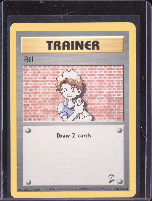 Bill 2000 Pokemon Base Set 2 Common 118/130