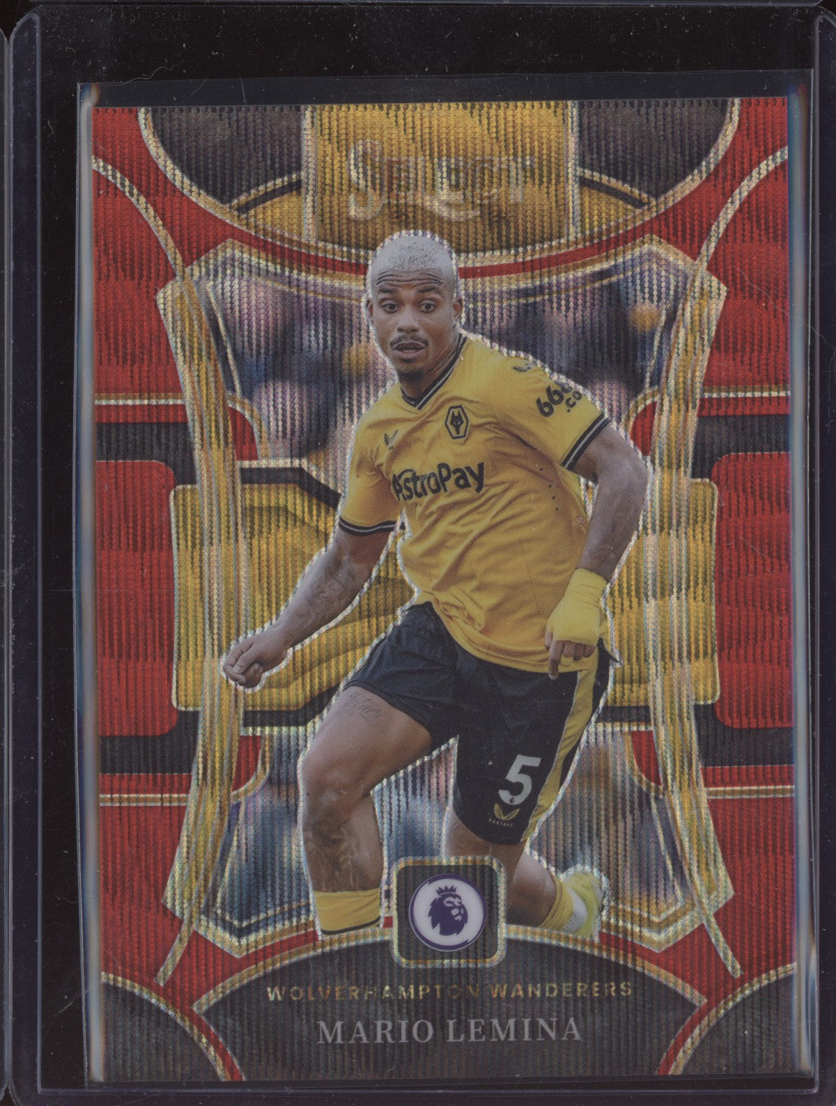 Mario Lemina 2023-24 Panini Select Premier League Red Wave 59/149