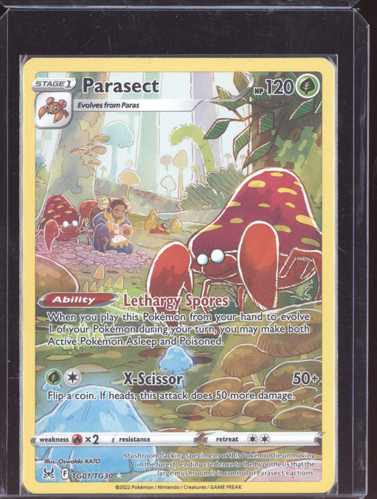 Parasect 2022 Pokemon Lost Origin Trainer Gallery Holo Rare TG01/TG30