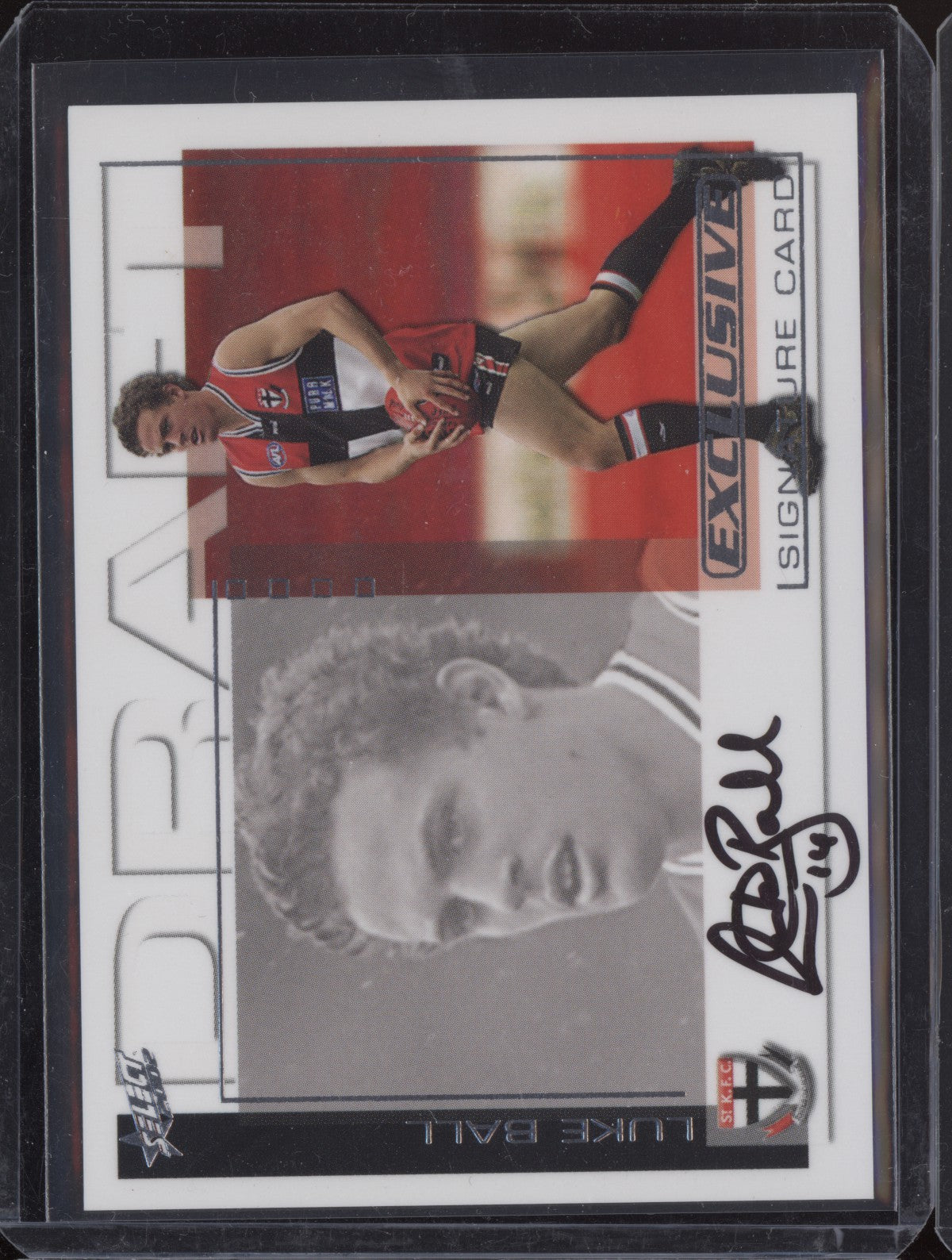 Luke Ball 2002 Select Exclusive Draft Pick Signature RC