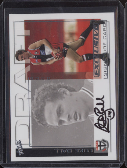Luke Ball 2002 Select Exclusive Draft Pick Signature RC