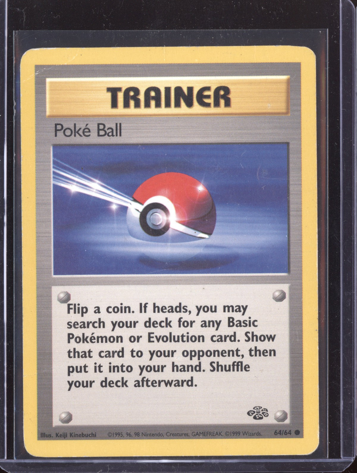 Poke Ball 1999 Pokemon Jungle Common 064/64