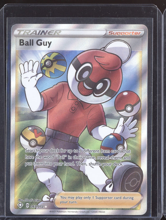 Ball Guy 2021 Pokemon Shining Fates Ultra Rare 065/072